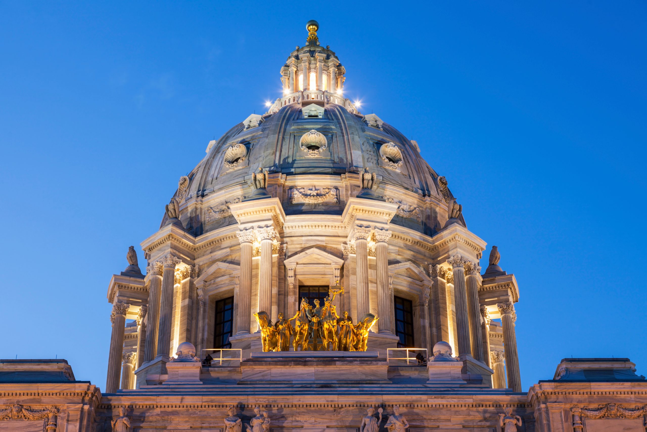 A the minnesota state capitol building