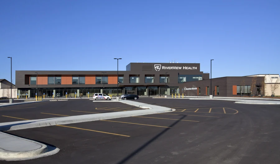 the exterior of riverview health
